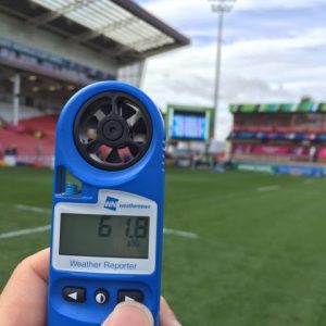 セブンズラグビー日本代表チームを気象面でサポート開始