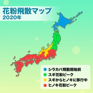 【第五回花粉飛散傾向】花粉飛散は来週いっぱいでピーク越え　4月中にシーズン終了へ