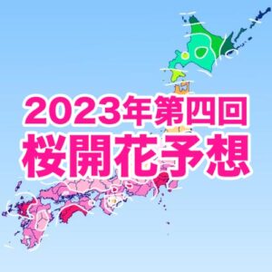 桜開花トップは東京・福岡で3/18、高温傾向で平年より早まる予想