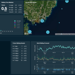 港に滞留する船舶数を予測する「Berth Waiting Forecast」の提供を開始