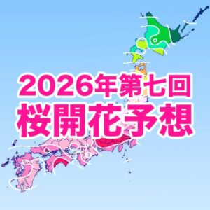 【第七回桜開花予想】西・東日本では桜の開花ラッシュ！東京都心では来週から見頃に
