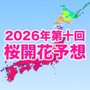 【第十回桜開花予想】桜前線が北海道に上陸　高温傾向で平年より10日以上早い開花・満開へ